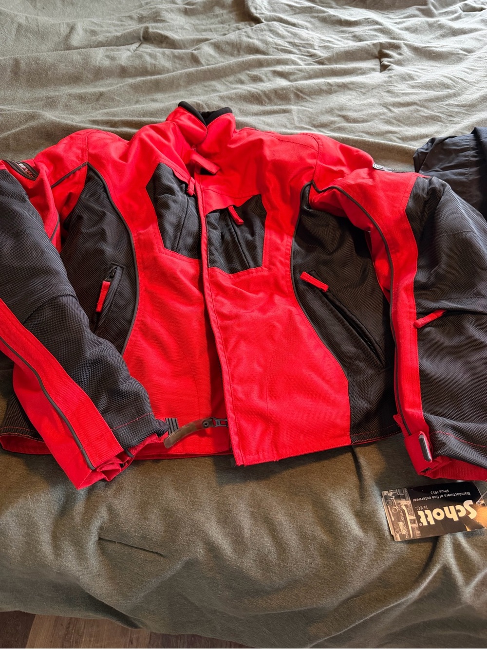 Scott Red and Black Performance Jacket for Men